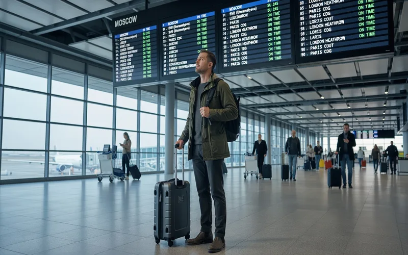 Écran d'ordinateur affichant le formulaire de demande de e-visa pour la Russie